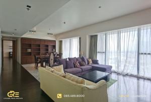 ขายคอนโดสาทร นราธิวาส : The Met Sathorn - Exclusive High Floor 3 Beds Unit for Sale!