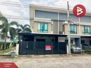 For SaleHouseBangna, Bearing, Lasalle : 2-storey townhouse for sale, Modi Villa Village, Bangna, Bang Sao Thong, Samut Prakan