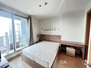 For RentCondoRatchadapisek, Huaikwang, Suttisan : 🏙️🌟Vacant room for rent, ready to move in 🌟🏙️✨Rhythm Ratchada-Huai Khwang✨🔥Beautiful room, cheap price 🔥1 bedroom, 1 bathroom, size 46 sq m. 📍🚇MRT Huai Khwang