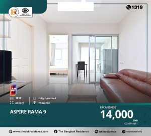 For RentCondoRama9, Petchburi, RCA : Aspire Rama 9: Discover a New Natural Vibe for the Hip at Heart on Rama 9, Near MRT Rama 9