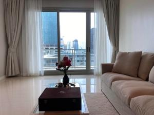 For RentCondoWitthayu, Chidlom, Langsuan, Ploenchit : 👑 185 Rajadamri 👑 2 Bed 2 BATH 108 sq m. 9th floor, beautiful room, decorated, ready to move in