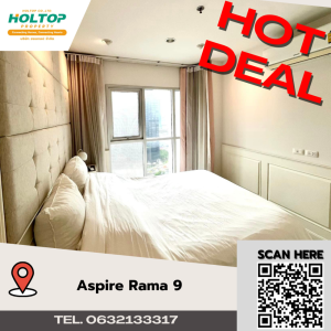 For RentCondoRama9, Petchburi, RCA : #A375 For rent ASPIRE RAMA 9