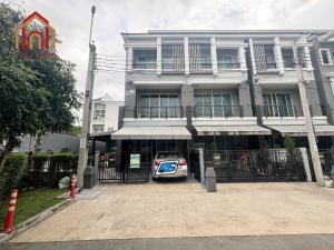 For SaleTownhouseRama5, Ratchapruek, Bangkruai : Townhouse for sale, large plot, feels like a twin house, area 39.8 sq m, Baan Klang Muang, Ratchada-Wong Sawang, corner house, large area on the side of the house, can be extended to make an office.