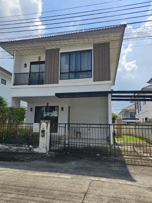 For RentHouseBangna, Bearing, Lasalle : Fully furnished house for rent Modi Villa Bangna KM.26 [Soi ABAC]