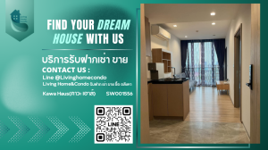 For SaleCondoOnnut, Udomsuk : Condo for sale Kawa Haus located next to Khlong Phra Khanong, can pay installments directly to the owner