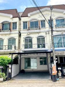 For RentTownhouseRamkhamhaeng, Hua Mak : H0408😊 For RENT Townhouse for rent, 3 floors🚪3 bedrooms🚄near MRT Lat Phrao 71🔔House area: 22.00 sq.wa🔔Usable area: 200.00 sq.m.💲Rent: 25,000฿📞O99-5919653,O65-9423251✅LineID:@sureresidence