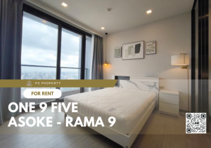 For RentCondoRama9, Petchburi, RCA : For rent 🔥 One9Five Asoke - Rama 9 🔥 near MRT Rama 9, complete with furniture and electrical appliances.