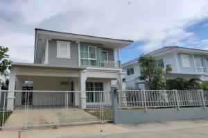 For RentHouseSamut Prakan,Samrong : R2009 Single house for rent, Chaiyapruek Village, Srinakarin (vacant)