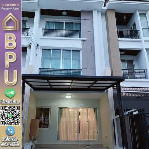 For RentTownhouseLadkrabang, Suwannaphum Airport : ** 3 Bedrooms Townhome for Rent ** Baan Klang Mueang S-Sense Onnuch-Wongwan Near Airport link Ban Tab Chang