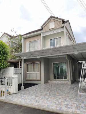 For SaleTownhouseSamut Prakan,Samrong : Twin house in a great location, near Mega Bangna