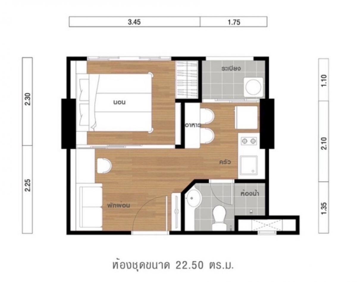 For SaleCondoRattanathibet, Sanambinna : Condo for sale near Bang Krasor BTS, Lumpini Park Rattanathibet-Ngamwongwan