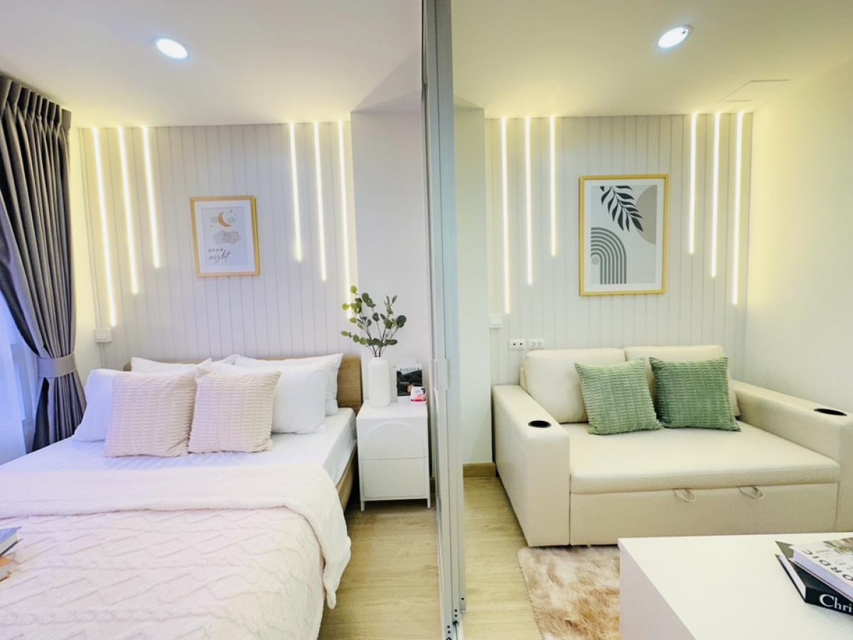 For SaleCondoOnnut, Udomsuk : Fully furnished condo ready to move in On Nut area Lumpini Ville On Nut 46 l LPN On Nut 46 | Near MRT Srinakarin | There is a shuttle bus, electric train 🚝