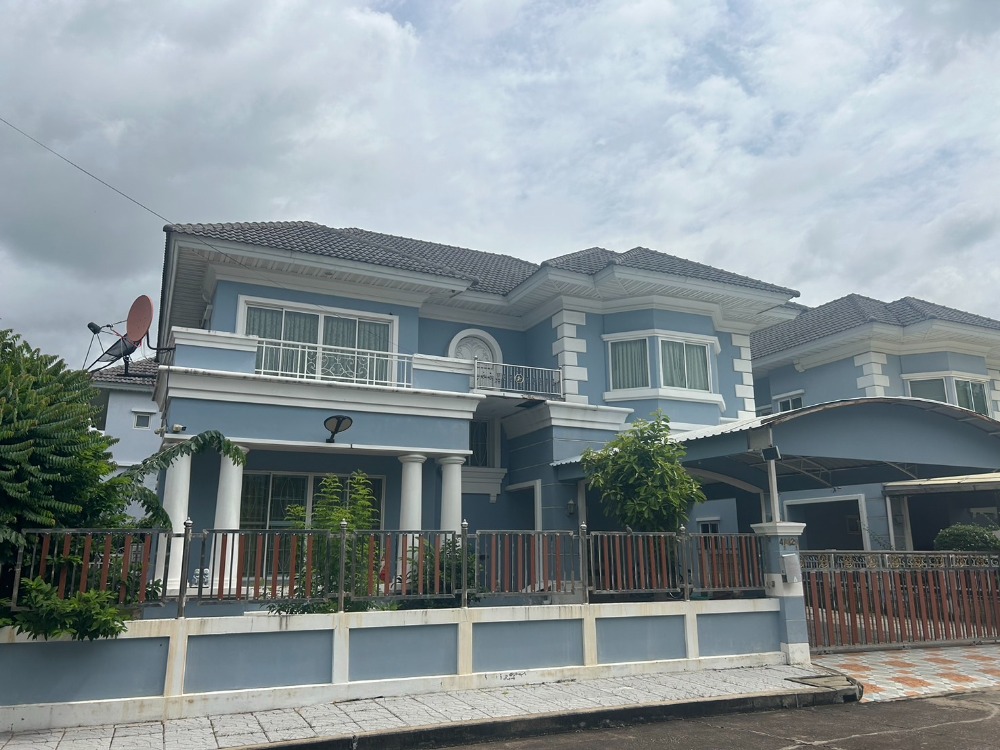 For RentHouseLadkrabang, Suwannaphum Airport : 🏡 For rent, single house near Robinson Lat Krabang (Lat Krabang 24/1), 35000 baht per month, quiet atmosphere, fully furnished, ready to move in ✅✅