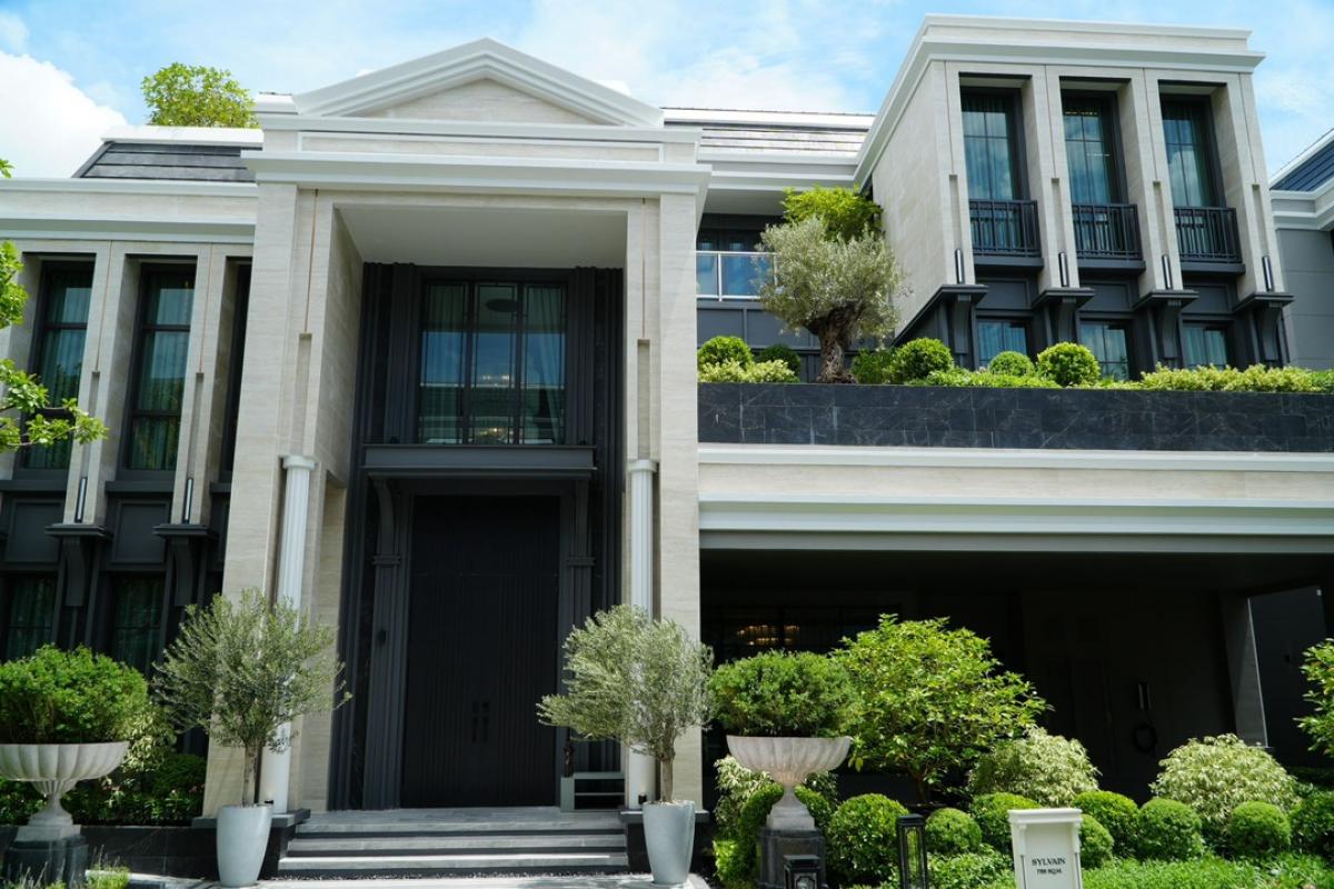 For SaleHousePattanakan, Srinakarin : For sale / Sale, new luxury single house project in Pattanakarn area, Thailand, Bangkok, Fujian, New Rakuten, Hua Hin villa