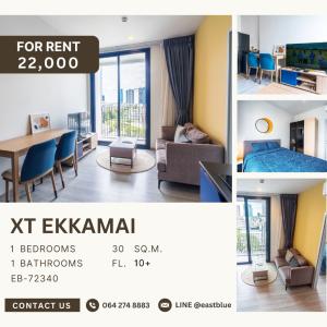 For RentCondoSukhumvit, Asoke, Thonglor : XT Ekkamai - Beautifully decorated room, ready to move in, many rooms available, 22,000 per month.