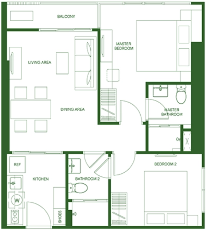 ขายดาวน์คอนโดลาดพร้าว เซ็นทรัลลาดพร้าว : ขายด่วน!!! The Line VIBE 2 bed 2 bath วิวสวน 6.1 MB