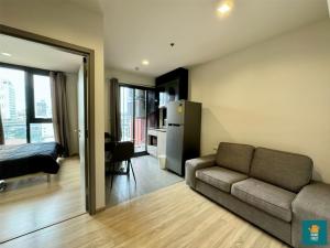 ให้เช่าคอนโดพระราม 9 เพชรบุรีตัดใหม่ RCA : THE BASE GARDEN RAMA9, beautiful room with furniture, 27 sq.m., 11,000 baht