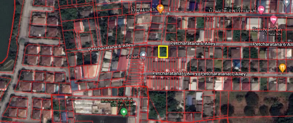 For SaleLandBang Sue, Wong Sawang, Tao Pun : 63 Sq.wah Land For sale in Prachachuen Soi 8 Yak 1/4, Bang Khen, Nonthaburi