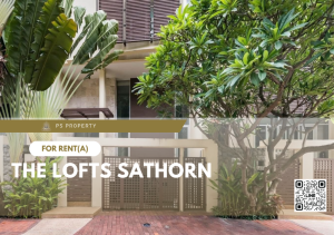 For RentTownhouseSathorn, Narathiwat : Townhouse for rent 📌 The Lofts Sathorn 📌 4 bedrooms, 4 bathrooms in the heart of the city, Sathorn Soi 1 / Soi Mek Sawat.