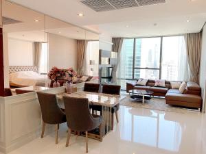 For SaleCondoSathorn, Narathiwat : Condo The Bangkok Sathorn, new room, large, beautifully decorated, 64.4 sq m., selling at a price lower than the project, fully furnished, premium style.