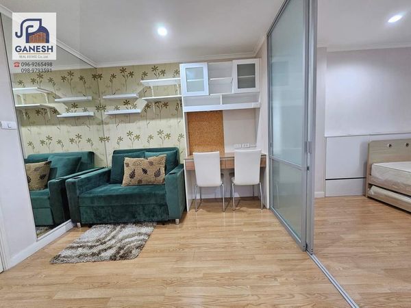 For RentCondoChokchai 4, Ladprao 71, Ladprao 48, : For Rent: For rent Lumpini Ville Lat Phrao-Chok Chai 4, near Chok Chai 4 BTS station, beautiful room, as advertised, ready to move in, rent only 8,5000 baht, has a washing machine.