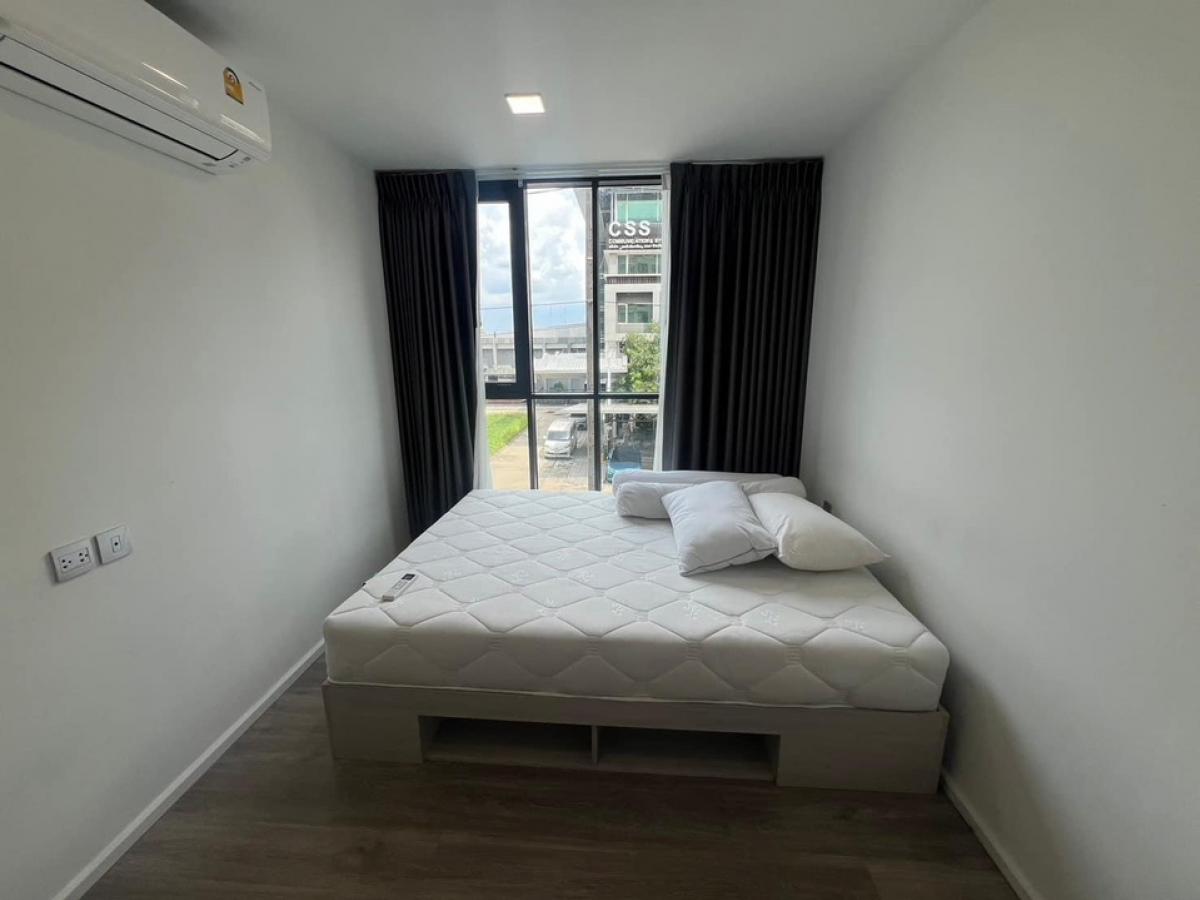 For RentCondoChaengwatana, Muangthong : Condo Atmoz Portra opposite Robinson Sri Saman, near the Office of the Permanent Secretary of Defense Sri Saman, Building B, 3rd floor, one bed room, 1 bedroom, 1 bathroom - 8500 per month