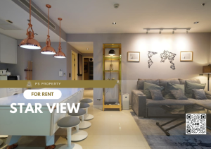 For SaleCondoRama3 (Riverside),Satupadit : Urgent sale 🔺 Star View 🔺 2 bedrooms, 2 bathrooms, complete furniture and electrical appliances. Chao Phraya River view