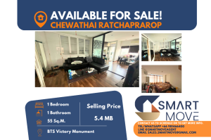 ขายคอนโดราชเทวี พญาไท : Code C20240800146.......Chewathai Ratchaprarop for sale, 1 bedroom, 1 bathroom, furnished, Special Deal!!