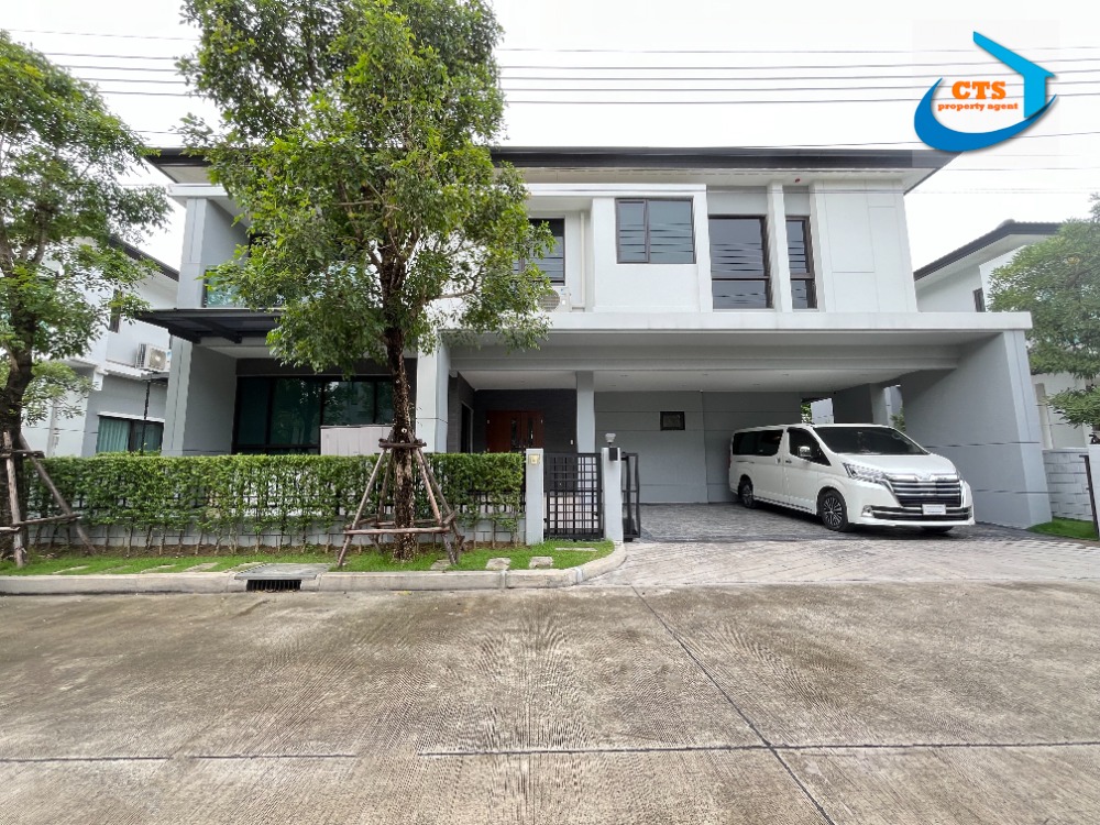 For SaleHousePattanakan, Srinakarin : Single house for sale, The City Rama 9-Krungthep Kreetha project, beautiful and ready to move in