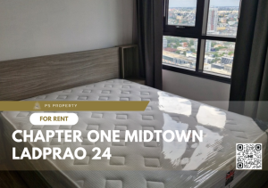 For RentCondoLadprao, Central Ladprao : For rent 📍 Chapter One Midtown Ladprao 24 📍 Complete furniture and electrical appliances, near Central Ladprao.