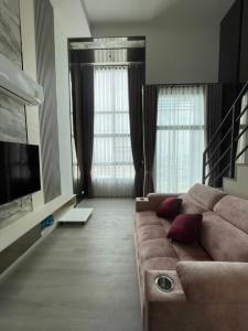 For RentCondoPinklao, Charansanitwong : 👑 Ideo Charan 70 - Riverview 👑 Hybrid room, size 37.08 sq m., 32nd floor, north direction, beautiful room, ready to move in