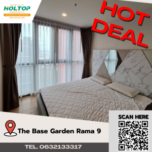 For RentCondoRama9, Petchburi, RCA : #A380 For rent THE BASE GARDEN RAMA9