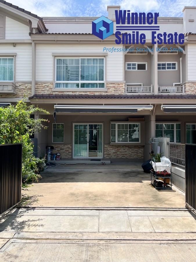 For SaleHouseBangna, Bearing, Lasalle : Townhouse for sale, Indy 3 Bangna, Km. 7, built-in throughout the house, Soi Ratchawinit Bangkaew, near Mega Bangna