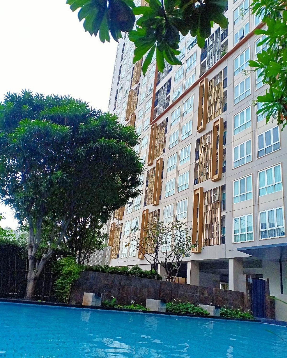 For RentCondoThaphra, Talat Phlu, Wutthakat : Condo for rent, 1 bedroom, 1 bathroom, 18th floor, near BTS Wutthakat, fully furnished, ready to move in