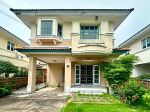 For SaleHouseRathburana, Suksawat : Single house for sale in Manthana Village, Thonburi Rom, area 60 square wah, Pracha Uthit Road 129, good price, lots of space