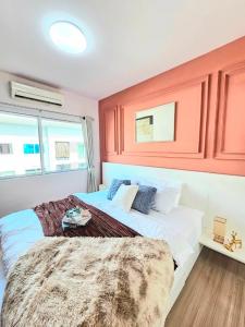 For SaleCondoOnnut, Udomsuk : S-APMS105 Condo for sale, A Space Me Sukhumvit 77, 8th floor, city view, 36 sq m., 1 bedroom, 1 bathroom, 1.724 million, 064-959-8900