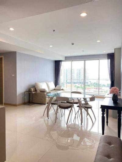 For RentCondoRama3 (Riverside),Satupadit : Supalai Riva Grand Rama3 for rentB building floor 16th Area 89 sqm.  Rent​ price​ 47,000฿/Month