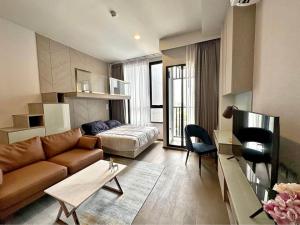 For RentCondoRatchathewi,Phayathai : 👑 Park Origin Phayathai 👑 1 Bedroom, 29 sq m., 8th floor, city view, beautiful room, decorated, ready to move in, has washing machine