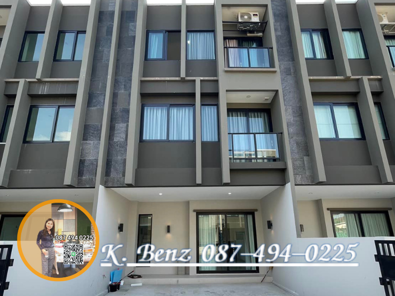 For RentTownhouseRama5, Ratchapruek, Bangkruai : Townhome for rent, near Rama 5 roundabout, Suitable for home office