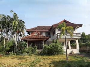 For SaleLandRama5, Ratchapruek, Bangkruai : Land for sale with a house for self-construction, Bang Kruai-Sai Noi Road, Soi Wat Bang Oi Chang