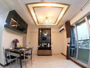 For RentCondoThaphra, Talat Phlu, Wutthakat : 👑 Aspire Wutthakat 👑 2 bedrooms, 1 bathroom, area 40.47 sq m., 8th floor, fully furnished, ready to move in