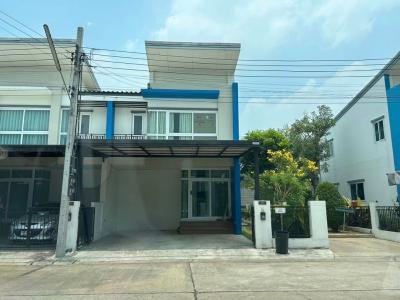 For RentTownhouseVipawadee, Don Mueang, Lak Si : NTG344 Townhome for rent, Rasa Grand Ville, Phahon Yothin 73, new style townhome, modern style, fully furnished, near the Green Line BTS, KPO Station