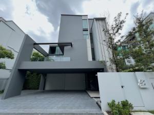 For RentHousePattanakan, Srinakarin : 3-storey detached house for rent, Vive Krungthep Kreetha, with private lift (House for rent at Vive Krungthep Krita)