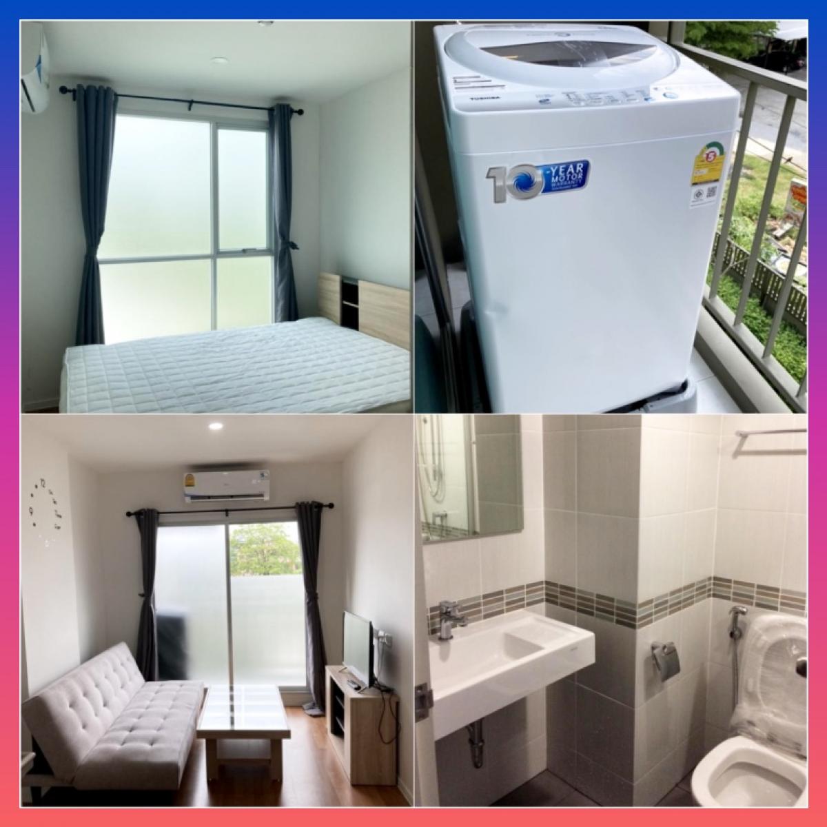 For RentCondoBangna, Bearing, Lasalle : Lumpini Place Bangna Km.3 Condo for rent near Central Bangna