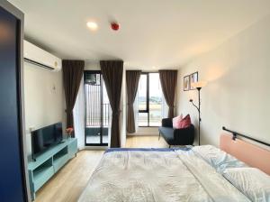 For RentCondoPathum Thani,Rangsit, Thammasat : 🎈Condo for rent near Bangkok University, 8th floor, Attitude BU, fully furnished, ready to move in