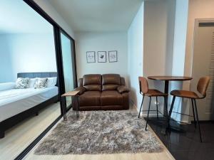 For RentCondoBangna, Bearing, Lasalle : Beautiful room, ready to move in, next to Mega Bangna, good view