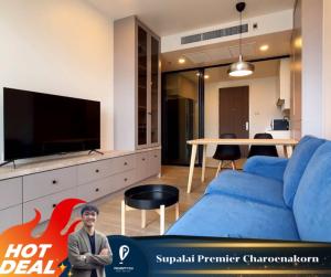 For RentCondoWongwianyai, Charoennakor : For rent 🔥Supalai premier Charoenakorn🔥 Beautiful room, complete furniture and appliances // For more information, contact LineID:@promptyou5