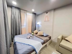 For RentCondoOnnut, Udomsuk : Condo for rent: Atmoz Oasis Onnut Srinakarin, 1 bedroom, 1 bathroom, size 24.1 sq m., fully furnished, ready to move in