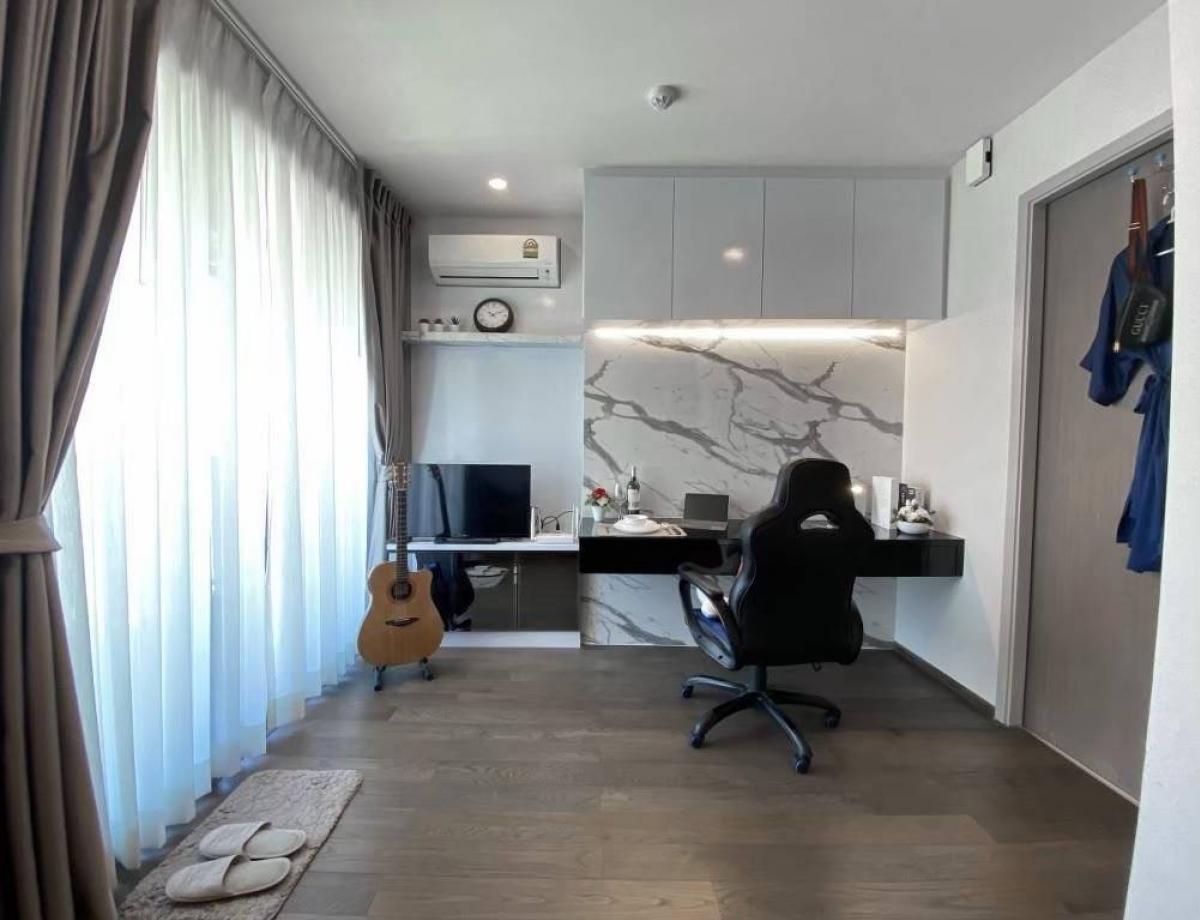 For SaleCondoRatchathewi,Phayathai : Condo Ideo Q Siam - Ratchathewi Bangkok, 34th floor, size 30 sq m, 1 bedroom, 1 bathroom, decorated, Build in &fully furnished, very beautiful.