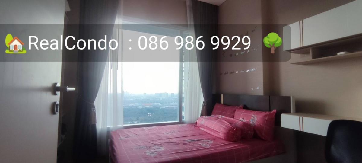 For RentCondoLadprao, Central Ladprao : 🌳 Condo The Saint Residence (Lat Phrao Intersection) sees Chatuchak Park, 700 rai of shady trees from the bedroom / high corner kitchen, the most beautiful view, the highest floor 🌳🌴🌳🌴🌳🌴🌳 🌴🌳🌴🌳🌴🌳🌴The room has never been rented out, fully furnished with lux